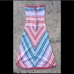 Lux bandeau sweater retro dress. XS